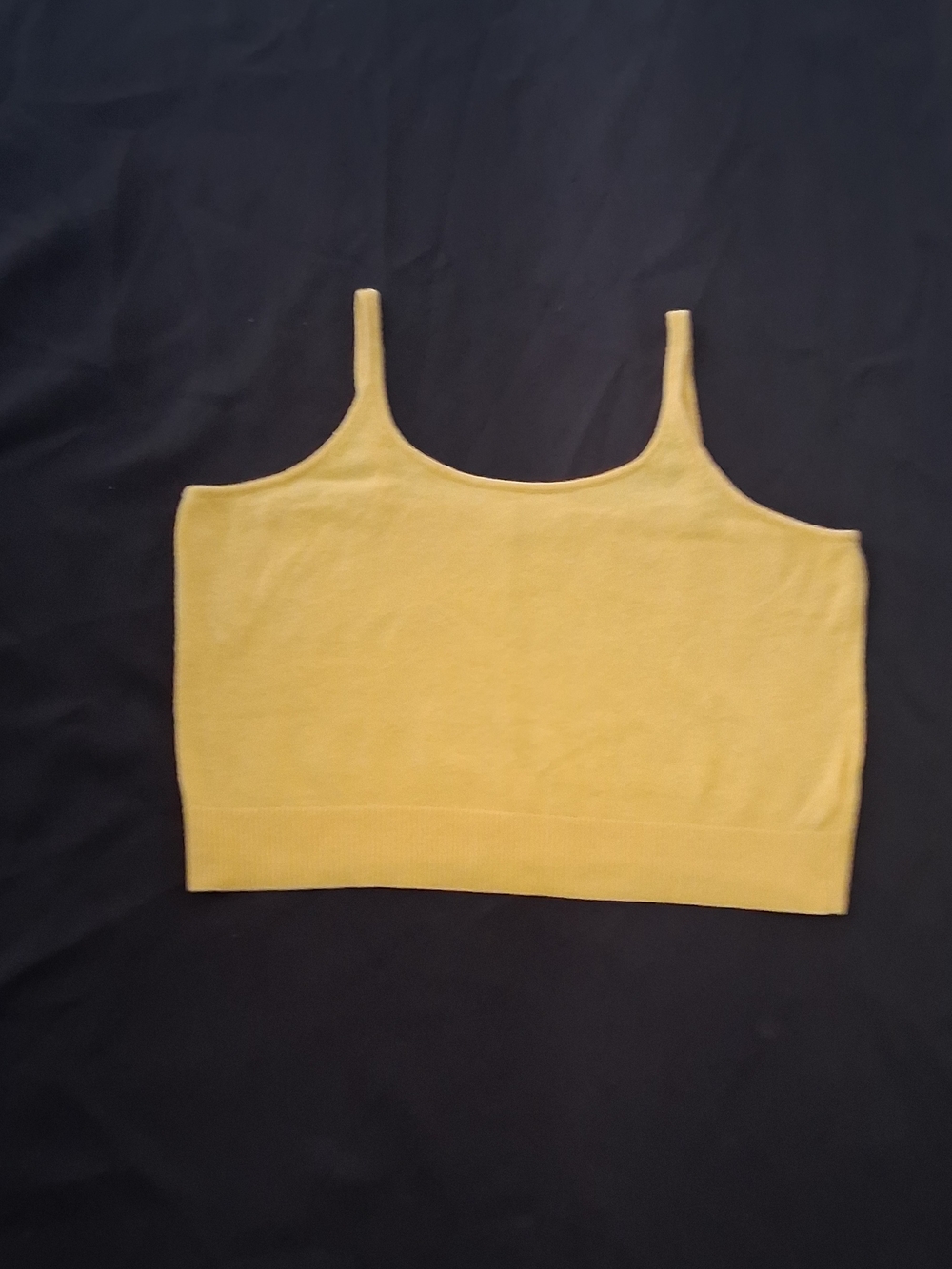 Womenâs Yellow Knit Tank Top